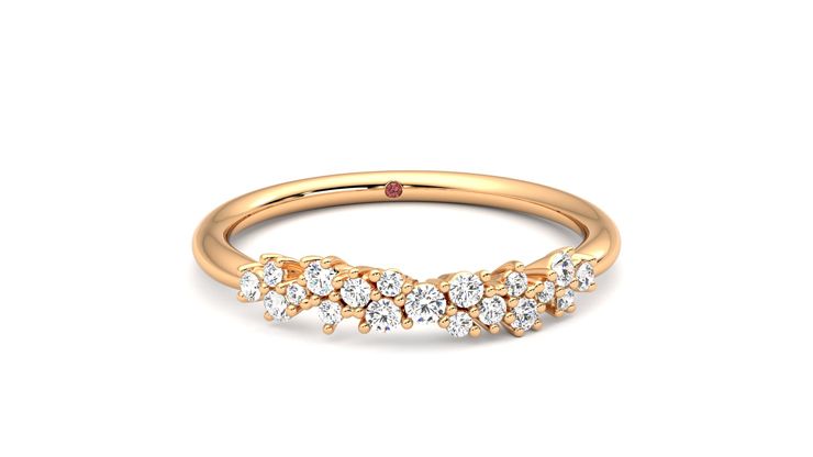 Taylor & Hart Alba Wedding Ring 360 degree image 2