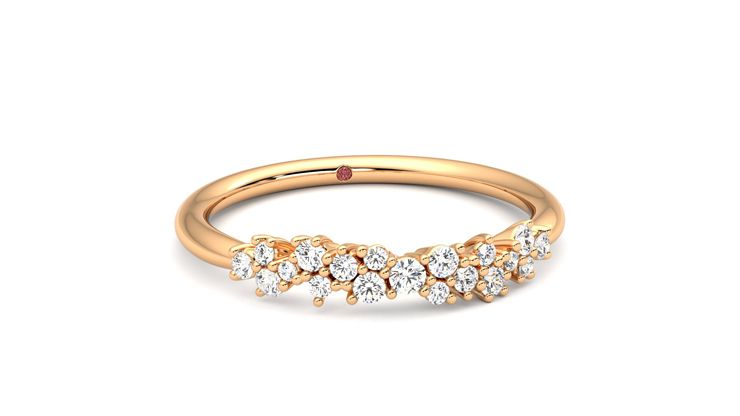 Taylor & Hart Alba Wedding Ring 360 degree image 3