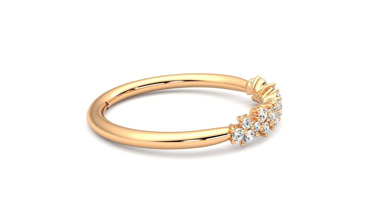 Taylor & Hart Alba Wedding Ring 360 degree image 9