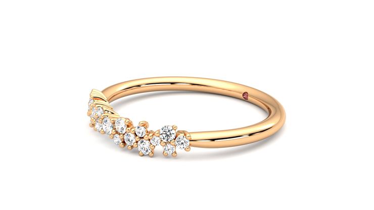 Taylor & Hart Alba Wedding Ring 360 degree image 23