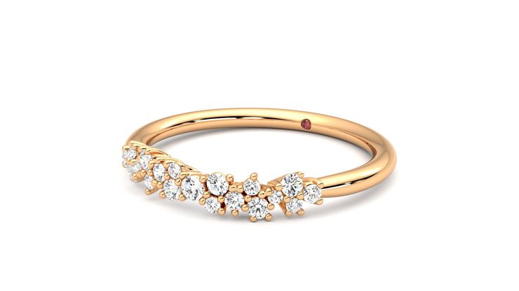 Taylor & Hart Alba Wedding Ring 360 degree image 25