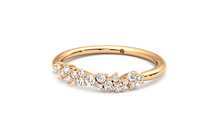 Taylor & Hart Alba Wedding Ring 360 degree image 26
