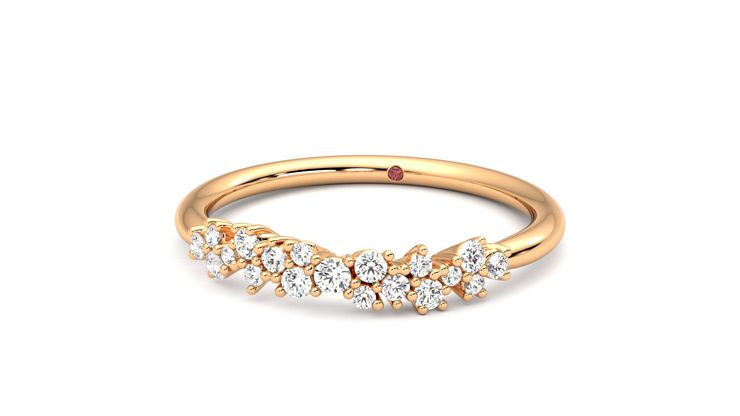 Taylor & Hart Alba Wedding Ring 360 degree image 27