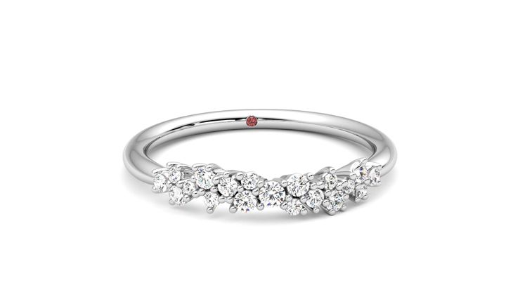 Taylor & Hart Alba Wedding Ring 360 degree image 2