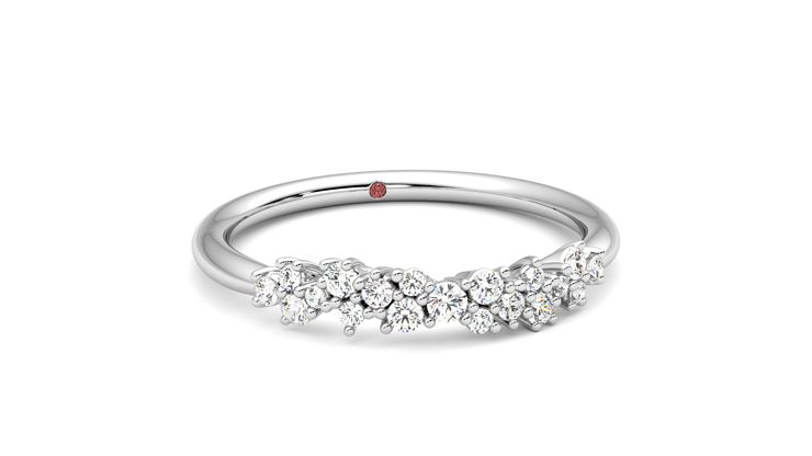 Taylor & Hart Alba Wedding Ring 360 degree image 3