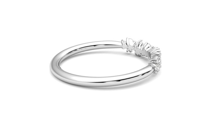 Taylor & Hart Alba Wedding Ring 360 degree image 11