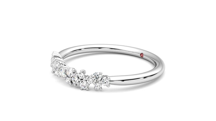 Taylor & Hart Alba Wedding Ring 360 degree image 23