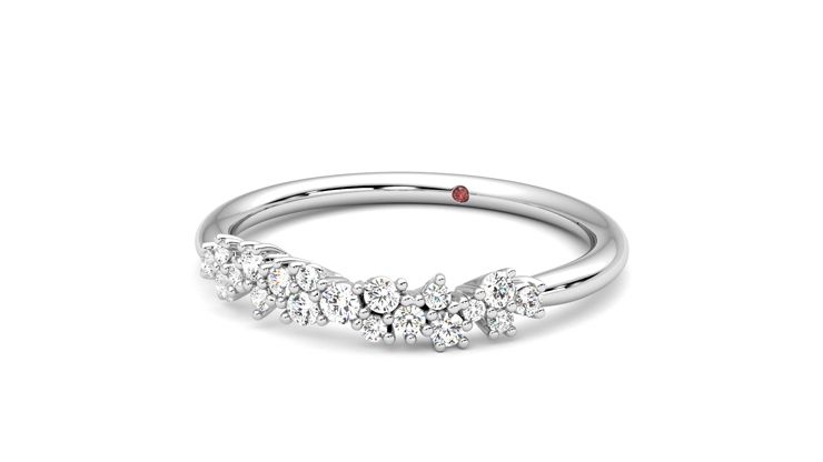 Taylor & Hart Alba Wedding Ring 360 degree image 26