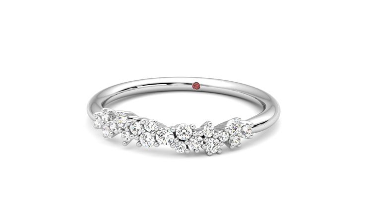 Taylor & Hart Alba Wedding Ring 360 degree image 27