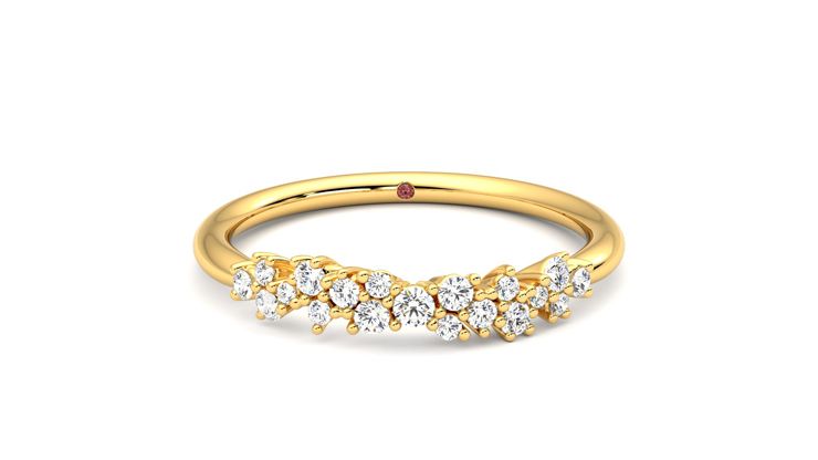 Taylor & Hart Alba Wedding Ring 360 degree image 1