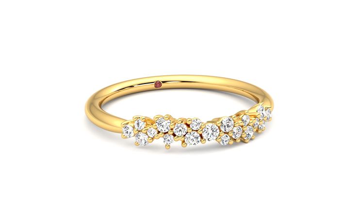 Taylor & Hart Alba Wedding Ring 360 degree image 4