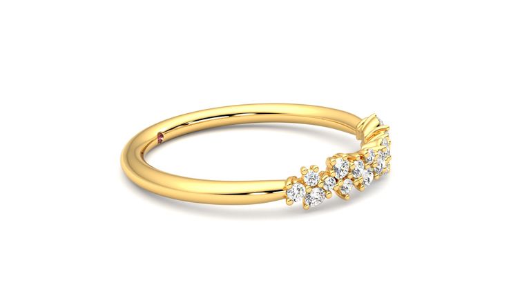 Taylor & Hart Alba Wedding Ring 360 degree image 8