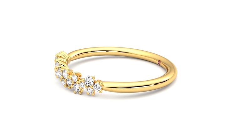 Taylor & Hart Alba Wedding Ring 360 degree image 22