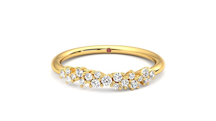 Taylor & Hart Alba Wedding Ring 360 degree image 29