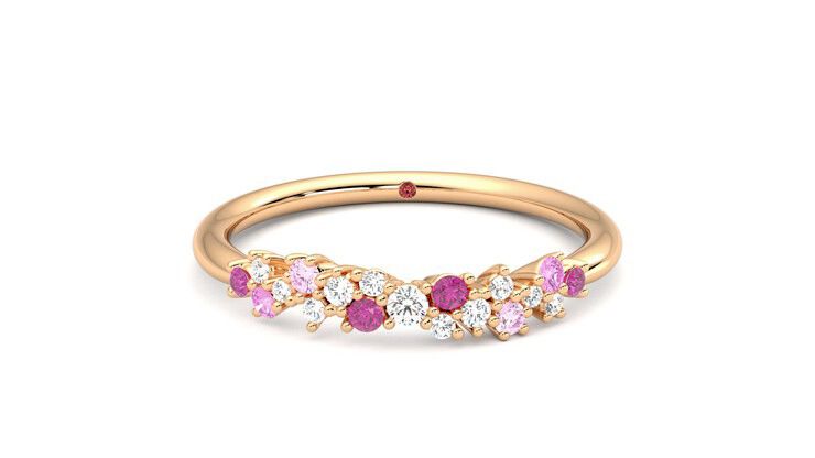 Taylor & Hart Alba Wedding Ring 360 degree image 0