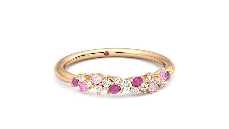 Taylor & Hart Alba Wedding Ring 360 degree image 3