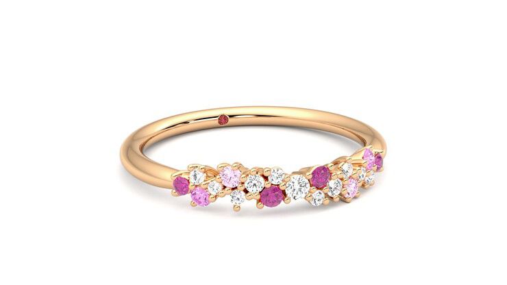 Taylor & Hart Alba Wedding Ring 360 degree image 4