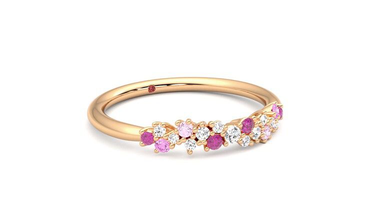 Taylor & Hart Alba Wedding Ring 360 degree image 5