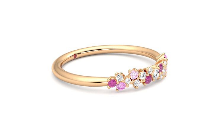 Taylor & Hart Alba Wedding Ring 360 degree image 7