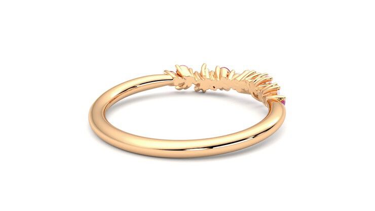 Taylor & Hart Alba Wedding Ring 360 degree image 13