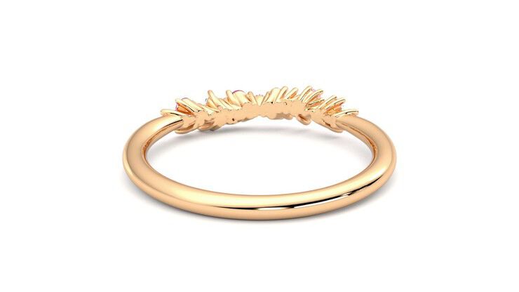 Taylor & Hart Alba Wedding Ring 360 degree image 15