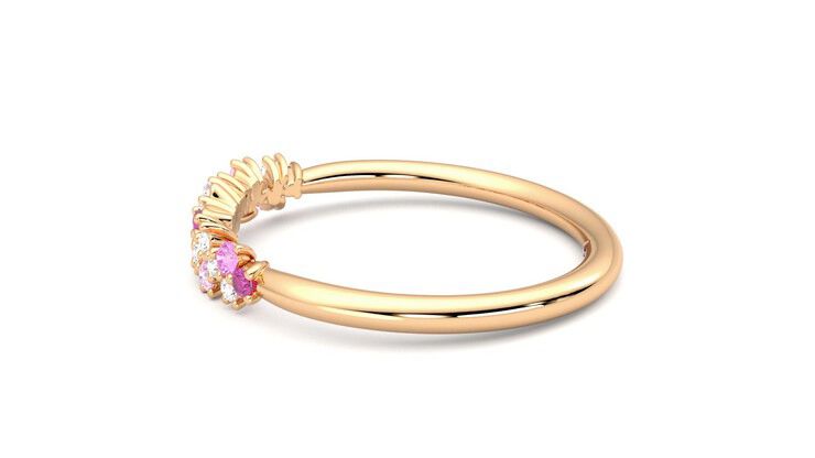 Taylor & Hart Alba Wedding Ring 360 degree image 20