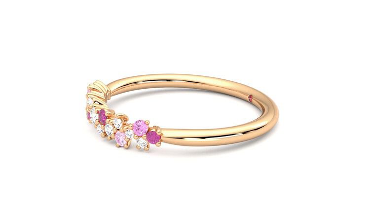 Taylor & Hart Alba Wedding Ring 360 degree image 22