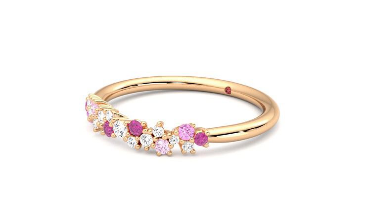 Taylor & Hart Alba Wedding Ring 360 degree image 24
