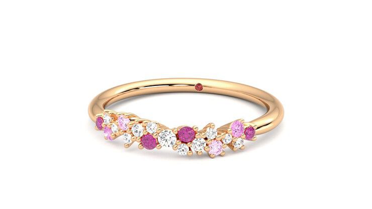 Taylor & Hart Alba Wedding Ring 360 degree image 27