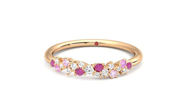 Taylor & Hart Alba Wedding Ring 360 degree image 28