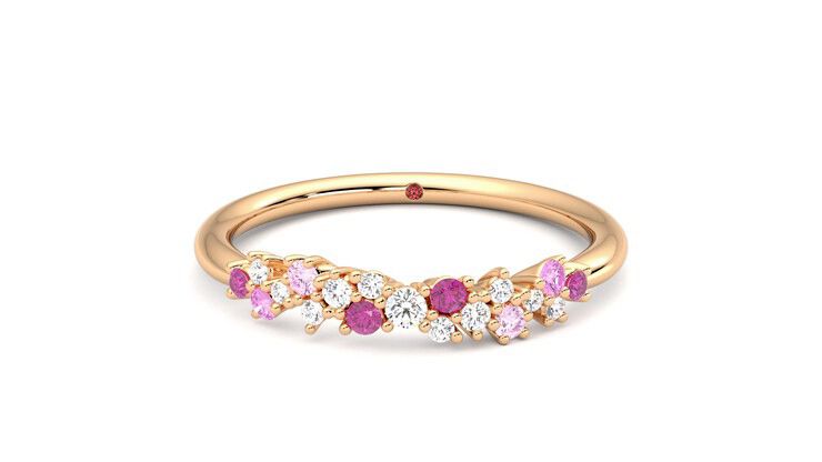 Taylor & Hart Alba Wedding Ring 360 degree image 29