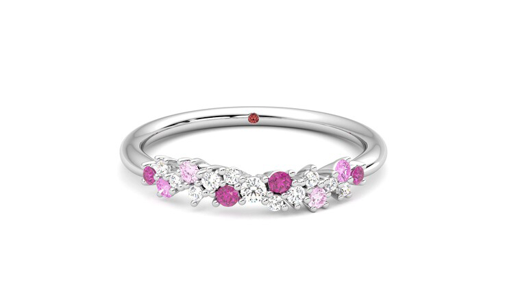Taylor & Hart Alba Wedding Ring 360 degree image 0