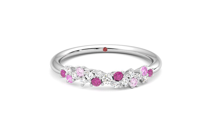 Taylor & Hart Alba Wedding Ring 360 degree image 1