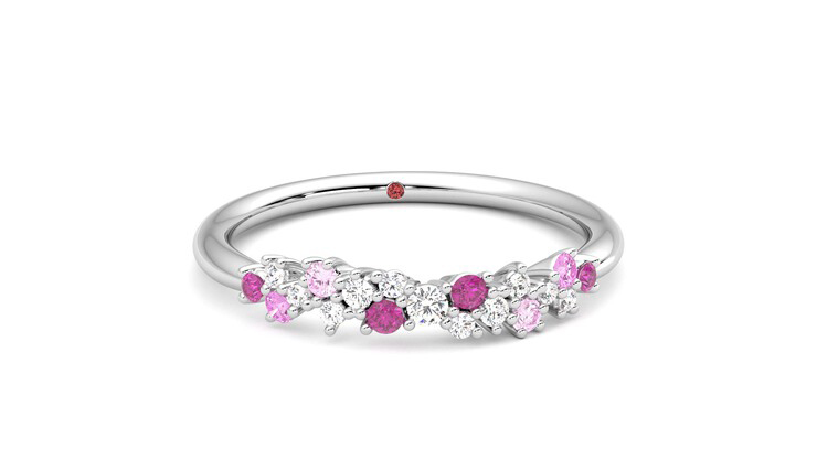 Taylor & Hart Alba Wedding Ring 360 degree image 2