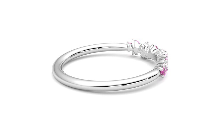 Taylor & Hart Alba Wedding Ring 360 degree image 11