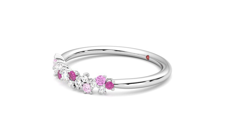 Taylor & Hart Alba Wedding Ring 360 degree image 23