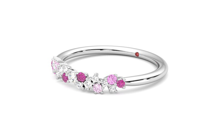 Taylor & Hart Alba Wedding Ring 360 degree image 24