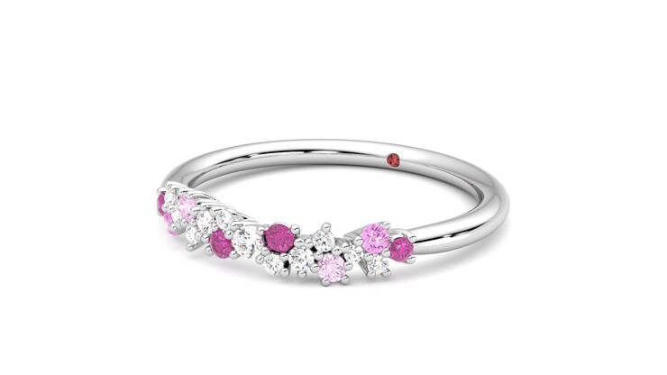 Taylor & Hart Alba Wedding Ring 360 degree image 25