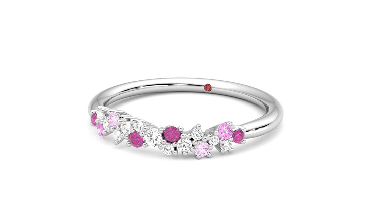 Taylor & Hart Alba Wedding Ring 360 degree image 26