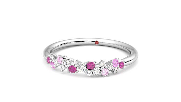 Taylor & Hart Alba Wedding Ring 360 degree image 27
