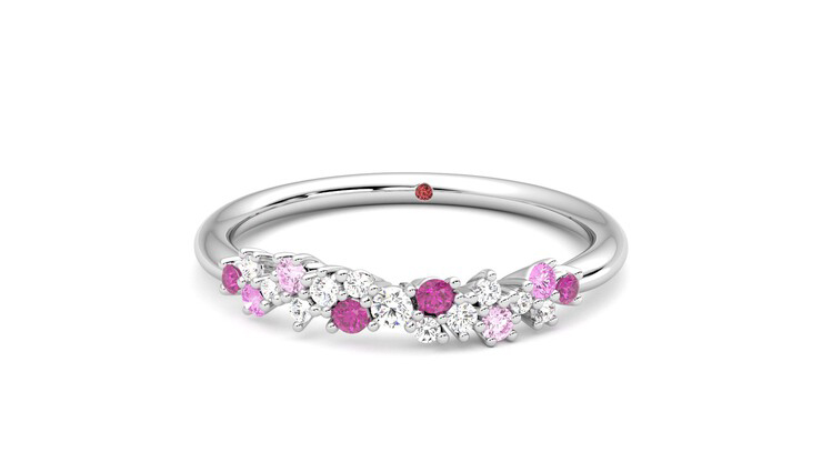 Taylor & Hart Alba Wedding Ring 360 degree image 28