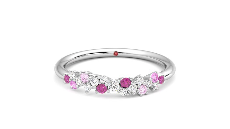Taylor & Hart Alba Wedding Ring 360 degree image 29