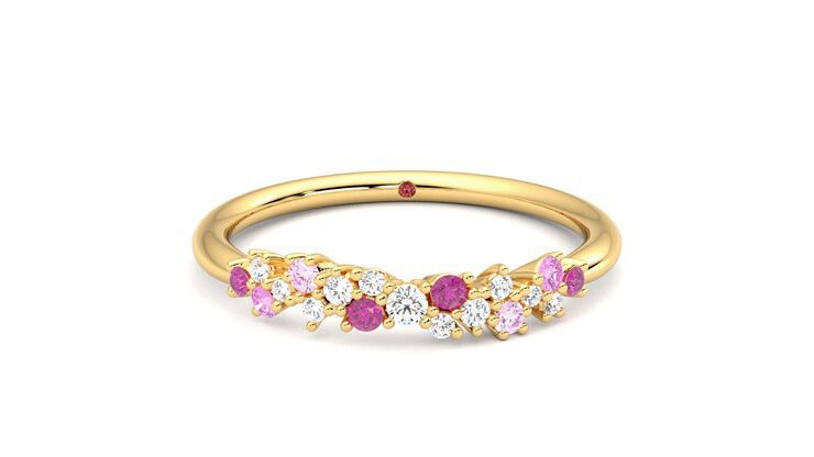 Taylor & Hart Alba Wedding Ring 360 degree image 0