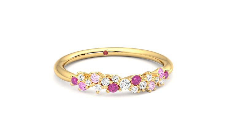 Taylor & Hart Alba Wedding Ring 360 degree image 3