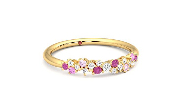 Taylor & Hart Alba Wedding Ring 360 degree image 4