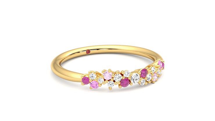 Taylor & Hart Alba Wedding Ring 360 degree image 5
