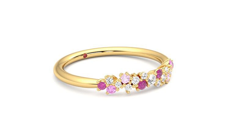 Taylor & Hart Alba Wedding Ring 360 degree image 6