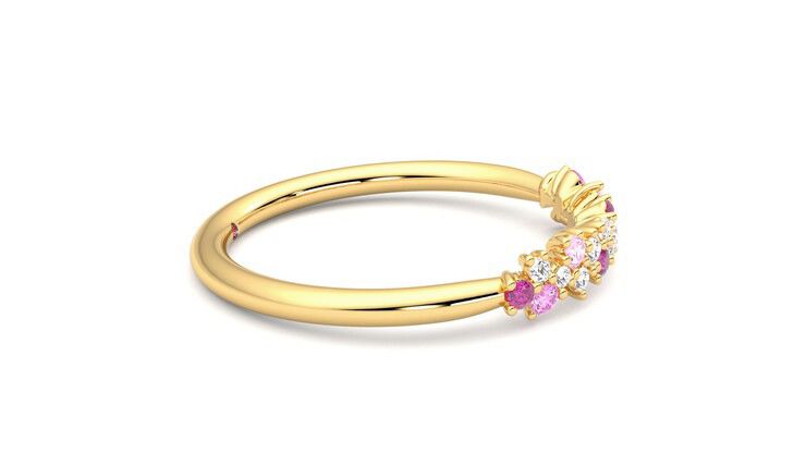Taylor & Hart Alba Wedding Ring 360 degree image 9