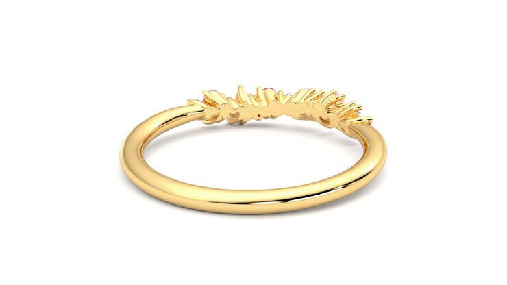 Taylor & Hart Alba Wedding Ring 360 degree image 14