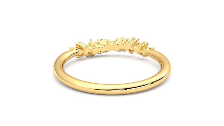 Taylor & Hart Alba Wedding Ring 360 degree image 15